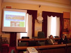 Un momento della presentazione nell´aula consiliare del Comune di Alghero